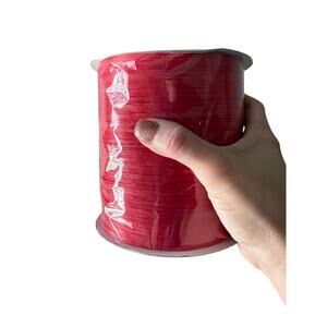 Premier Packaging Imperial Red Matte Raffia Ribbon 500 Yards NOS Sealed